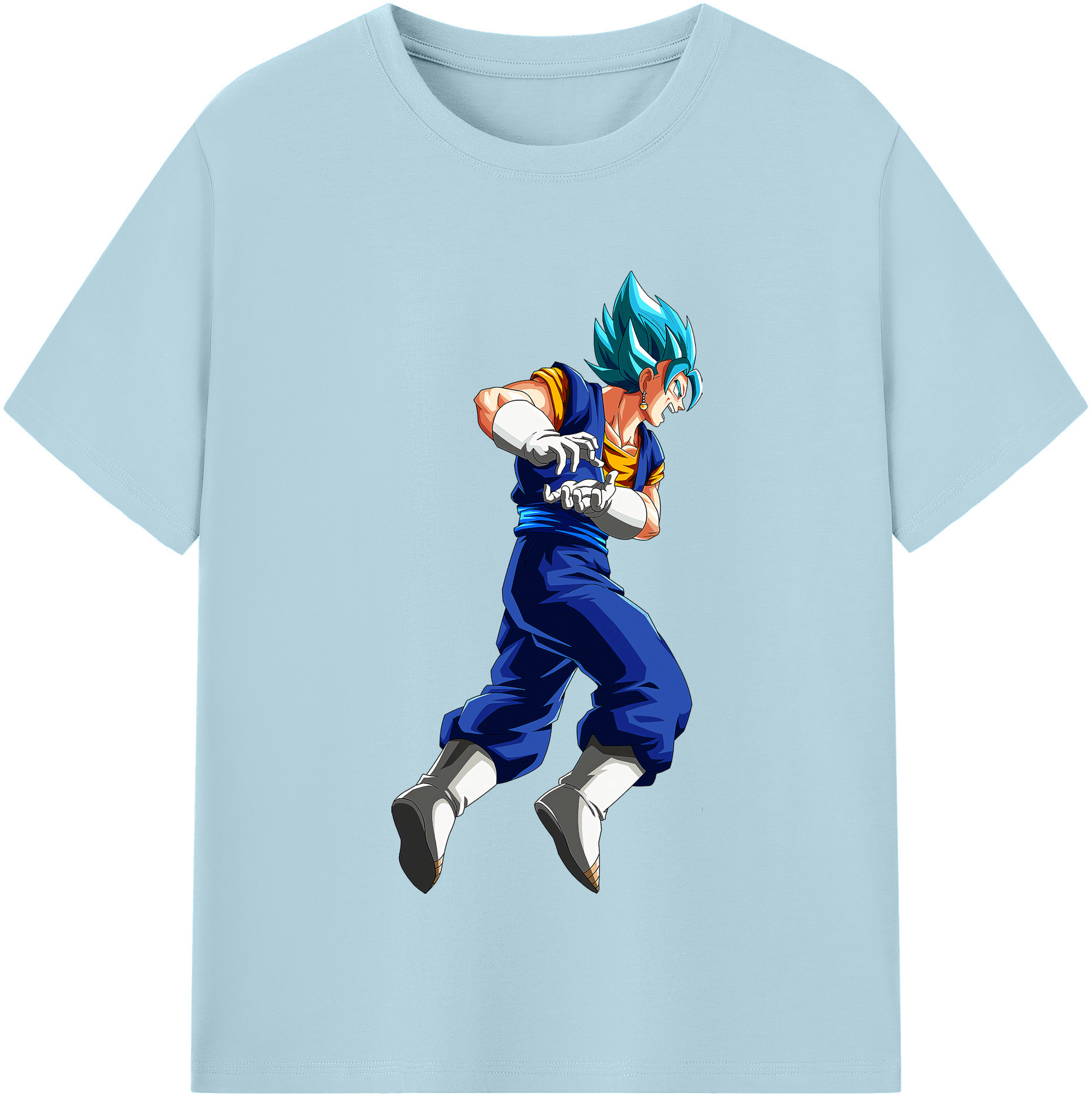 （画像用） ドラゴンボール ベジット DRAGON BALL Vegetto 綿100％半袖Tシャツ（フロントプリント）
